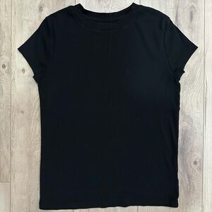a new day Black Short Sleeve Tee